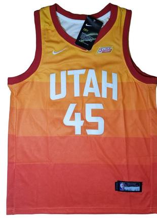 Майка donovan mitchell utah jazz orange jersey