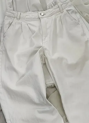 Белые широкие джинсы amisu2 фото