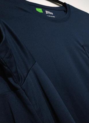 Акция 🔥1+1=3  3=4🔥 сост нов xl 52 футболка мужская синяя спортивная zxc5 фото