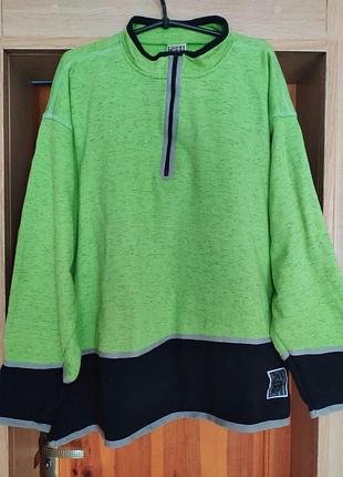 Від ix chej кофта толстовка на флісі унісекс бавовна зелена