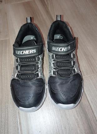 Кроссовки мигающие skechers 32р.2 фото