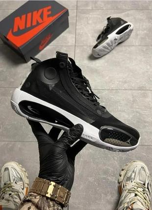 Кроссовки мужские Кроссовки nike air have jordan 1 retro черно белые с красным xxxiv "eclipse" 41