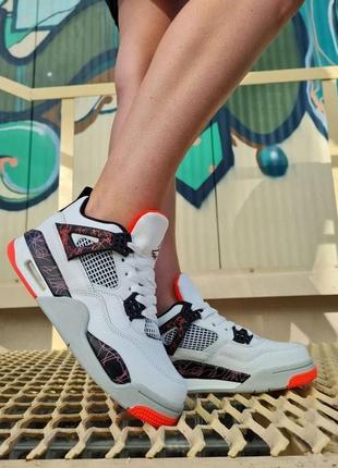 Кросівки чоловічі nike air  jordan 4 retro flight nostalgia 42