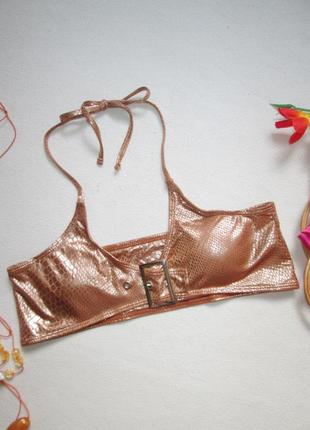 Мега шикарный раздельный бронзовый купальник в змеиный принт shein 💜🍹💜4 фото