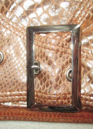 Мега шикарный раздельный бронзовый купальник в змеиный принт shein 💜🍹💜8 фото