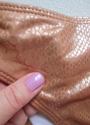 Мега шикарный раздельный бронзовый купальник в змеиный принт shein 💜🍹💜9 фото