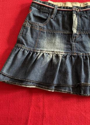 Юбка джинсовая модная для красавицы размер на рост 1589 фото