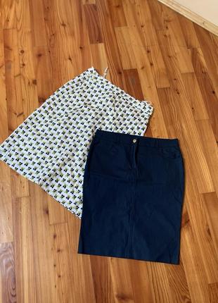 Комплект юбок юбка мини меди классическая летняя новая брендовая zara1 фото