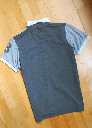 Стильна футболка polo ralph lauren/сіра футболка з коротким рукавом поло ральф лорен/l/6 фото