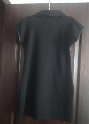 Черное прямое   платье2 фото