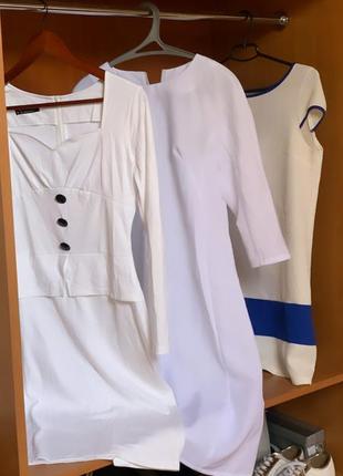 Платье новое белое новое классическое летнее платье вечернее брендовое новое шелковое zara5 фото
