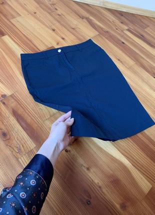 Юбка новая классическая джинсовая шелковая брендовая классическая мини-миди zara