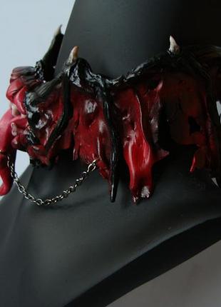 Набор "демон" чокер и серьги