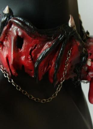 Набор "демон" чокер и серьги