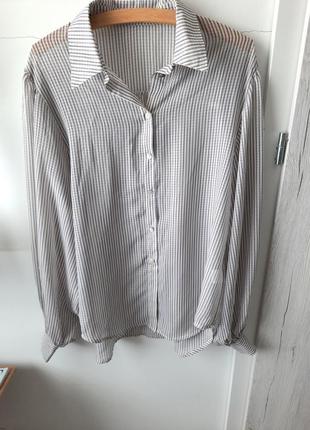 Рубашка блуза сорочка reserved рукави бафи тренд3 фото