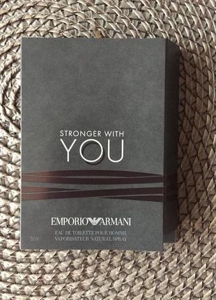 Giorgio armani emporio armani stronger with you men💥original 2 мл розпив затест3 фото