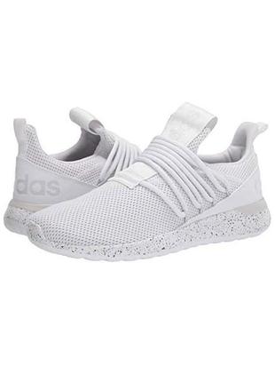 28см. adidas lite racer adapt 3.0. легкие мужские белые кроссовки. оригинал.1 фото