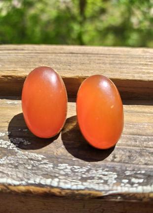 Клипсы. янтарь. ссср