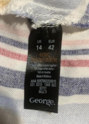 Штапельная блуза george3 фото