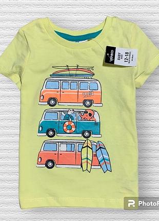 Pepco футболка с рисунком машинка с