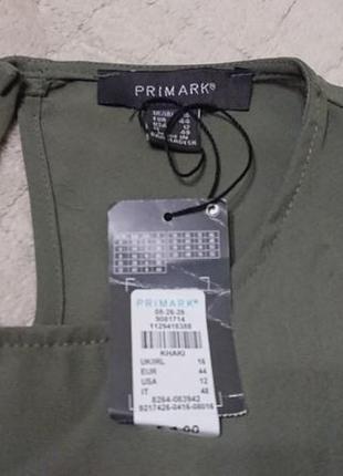 Фірмова англійська жіноча блузка primark, нова з бірками, розмір 16анг.5 фото