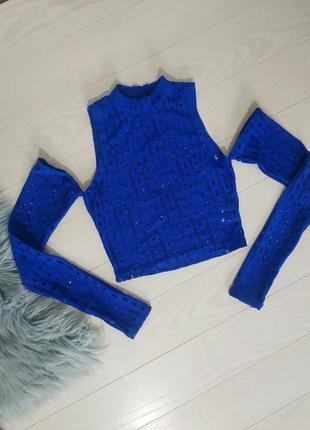 Трендовый яркий топ электрик с хс 6 shein