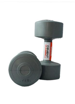 Гантелі пластикові пара liveup cement dumbell dr-11