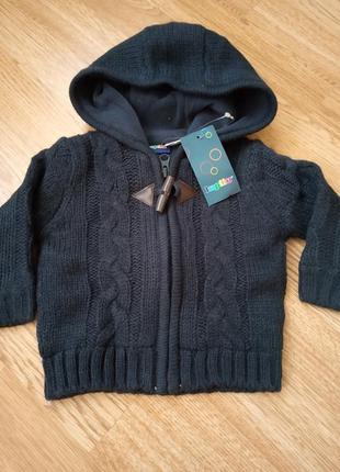 Lupilu теплая кофта флиска кардиган куртка