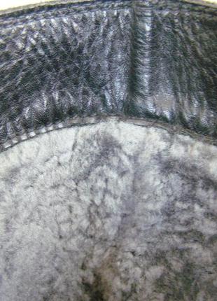 Зимние ботинки на цигейке. натуральная кожа+натуральный нубук7 фото