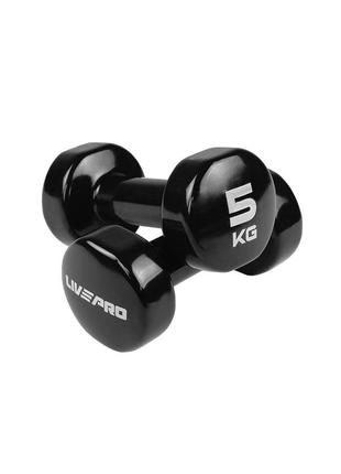 Гантель виниловый 1шт livepro studio dumbbell ku-22