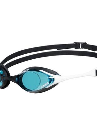Очки для плавания arena cobra swipe голубой, белый уни osfm ku-22