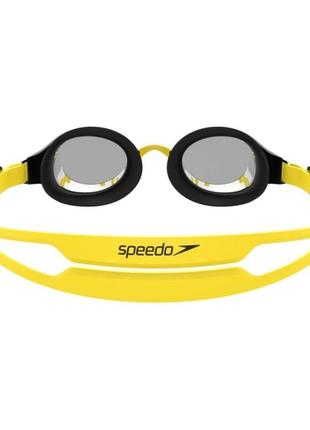 Очки для плавания speedo hydropure mirror gog ju желтый, синий ребенок osfm gl-552 фото