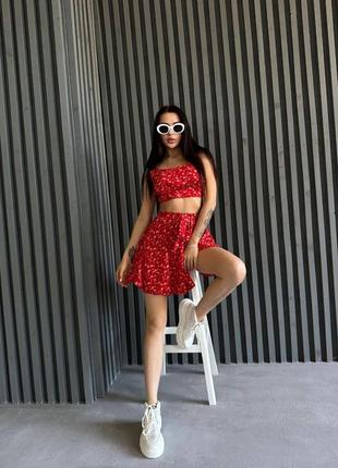 Сукня спідниця +топ софт