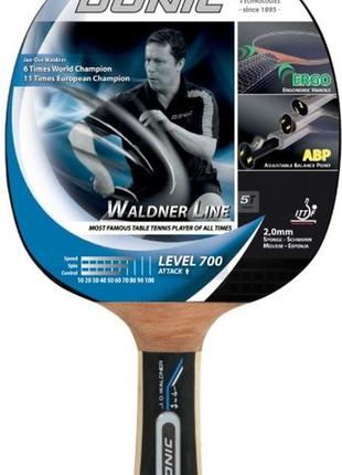Ракетка для настільного тенісу donic-schildkrot waldner 700 gl-55