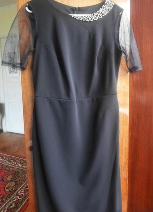 Черное платье элегантное, enigma elit ua1 фото