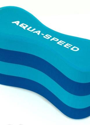 Колобашка для плавання aqua speed 4 layers pullbuoy 5640 синій уні 23,5x8,5x13cм gl-55