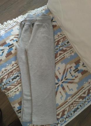 Спортивные штаны, утеплённые, 8 лет, цвет меланж5 фото