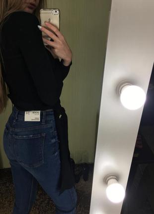 Кофта джемпер с переплётом на талии 4