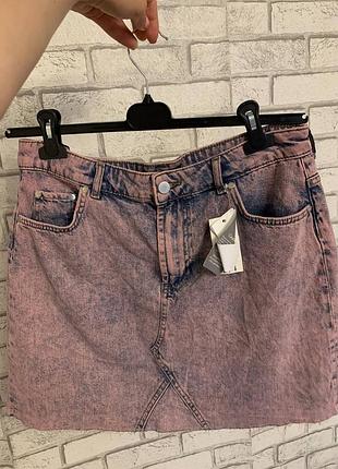 Джинсовая новая юбка л