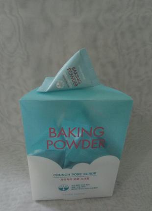 Baking power crunch pore scrub , скраб для лица1 фото