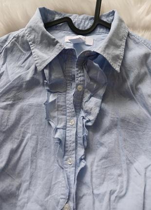 Рубашка с рюшками, блуза с рюшами2 фото