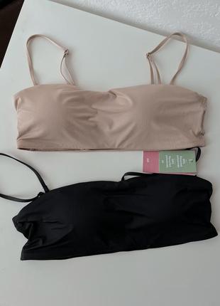 Мягкий бюстгальтер бандо h&m (размер м) 2 шт