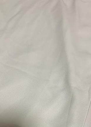 Брюки штани белые шифон супер батал прямые широкие, 46/48, 16/18 (4176)9 фото