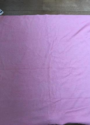 Розовая махровая наволочка 60*67. шикарная наволочка на молнии. красивая наволочка