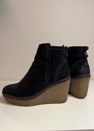 Tommy hilfiger ботильоны женские зимние натуральная замша р. 37