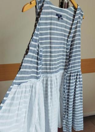 Лёгкое, хлопковое платье в полоску gap3 фото