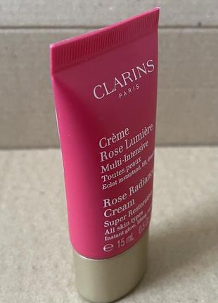 Clarins rose radiance крем для обличчя 15ml2 фото