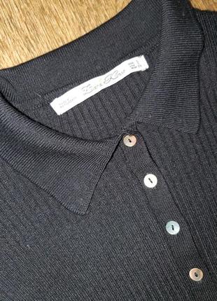 Платье поло в рубчик zara, лапша, резинка 6