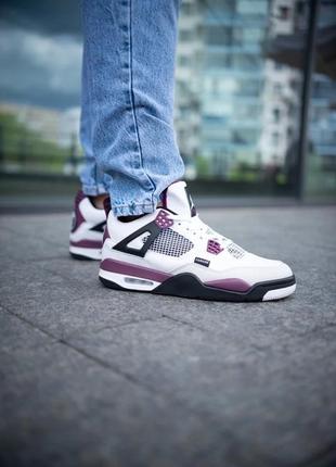 Кроссовки мужские nike air jordan 4 retro "paris saint-germain" 44