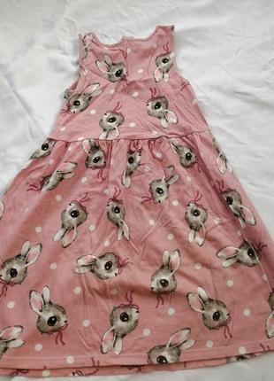 Дуже гарне платтячко з зайченятами3 фото